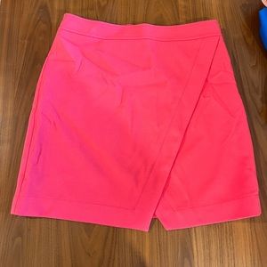 LOFT Coral Pink A Line Skirt 8